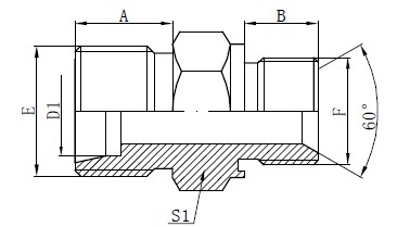 自锁密封适配器配件
