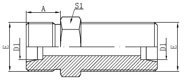 公制隔板连接器图纸